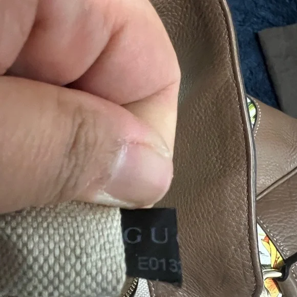 Gucci White Bamboo Flora Diana Canvas Satchel Multiple colors - Picture 7 of 12